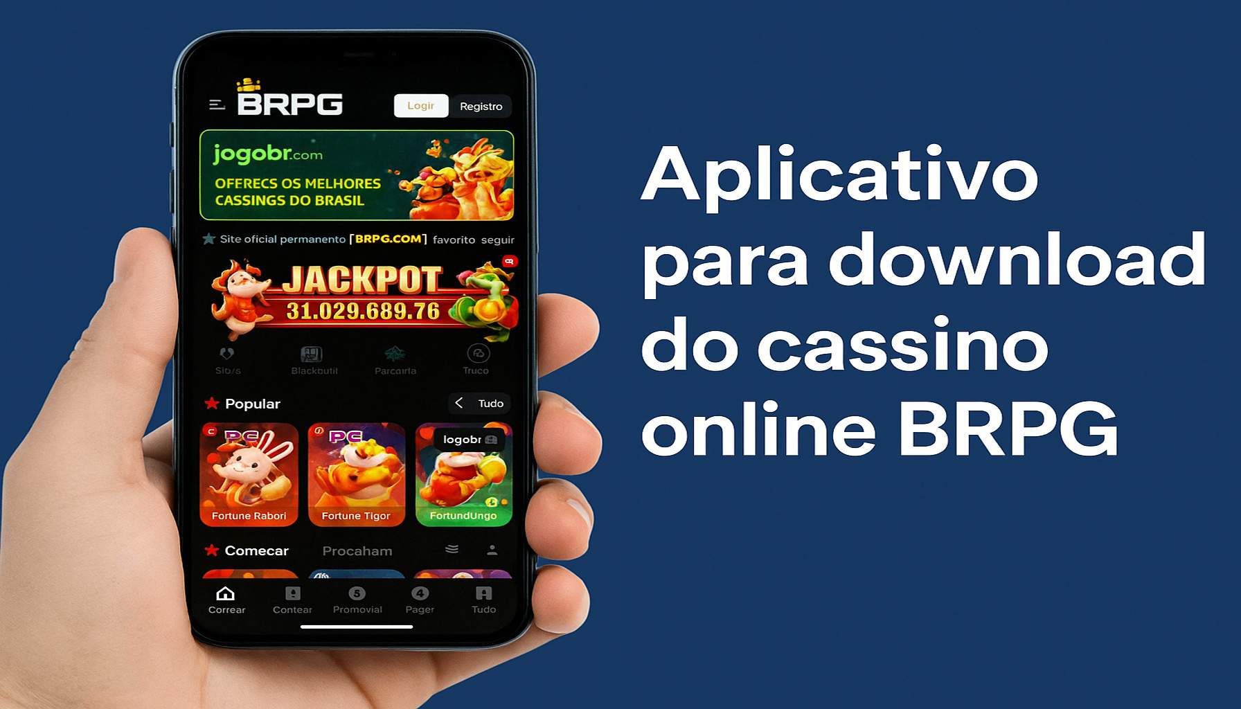 Baixar o BRPG Cassino App